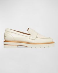 Stuart Weitzman - Parker Leather Casual Penny Loafers - Lyst