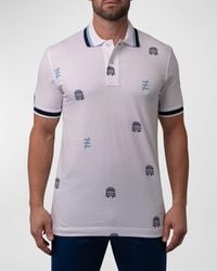 Maceoo - Apos;S Mozart Icon Tipped Polo Shirt - Lyst