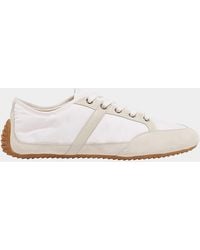 Givenchy - Slim Nylon And Suede Low-Top Sneakers - Lyst