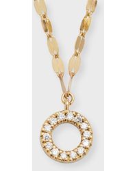 Lana Jewelry - Flawless 14K Open Circle Pendant Necklace - Lyst