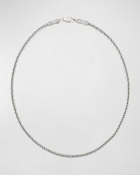 Konstantino - Sterling Silver Chain Necklace, 24" - Lyst