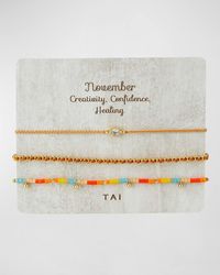 Tai - Personalized Birthday Bracelets, Set Of 3 - Lyst