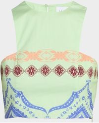 MISA Los Angles - Emi Crop Top - Lyst
