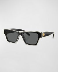 Tory Burch - Outlined Rectangle Sunglasses - Lyst