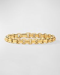 David Yurman - Streamline Double Heirloom Link Bracelet In 18k Gold, 8mm - Lyst