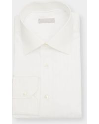 Stefano Ricci - Tonal Stripe Cotton Dress Shirt - Lyst