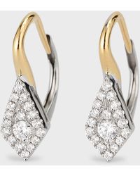 Frederic Sage - 18k Small Firenze Ii Kite-shaped Diamond Earrings - Lyst