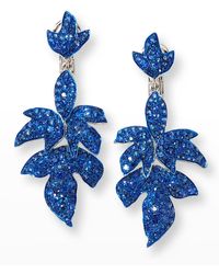 Graziela Gems - Sapphire Pave Dangle Earrings - Lyst