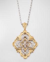 Buccellati - Iconica Diamond Pave 18K And Pendant Necklace - Lyst