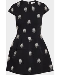 Jonathan Simkhai - Bethanie Beaded Fit-&-Flare Mini Dress - Lyst