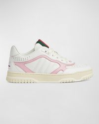 Gucci - Bicolor Web Low-Top Sneakers - Lyst