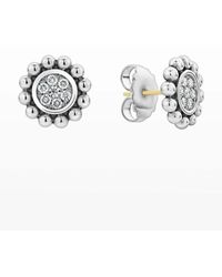 Lagos - Caviar Spark Diamond Circle Stud Earrings - Lyst