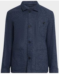 Anderson & Sheppard - Apos;S Wool Patch-Pocket Shirt Jacket - Lyst