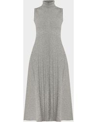 Shoshanna - Carmella Sleeveless Turtleneck Knit Midi Dress - Lyst