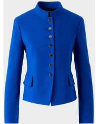 Akris - Deva Wool Flannel Double-Face Jacket - Lyst