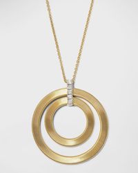 Marco Bicego - 18k Gold Masai Concentric Circle Pendant With Diamonds - Lyst