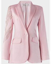 Silvia Tcherassi - Rebeca Lace Single-Breasted Jacket - Lyst