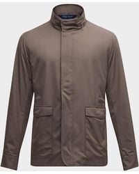 Peter Millar - Nylon Hooded Field Jacket - Lyst