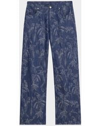 Etro - Apos;S Roma Jacquard Denim Straight-Leg Jeans - Lyst