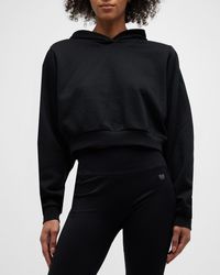 Alo Yoga - Cropped Go Time Padded Hoodie - Lyst