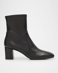 Stuart Weitzman - Lucie Leather Booties - Lyst