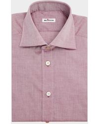 Kiton - Cotton Point-Collar Dress Shirt - Lyst