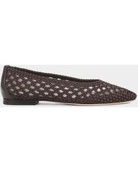 Veronica Beard - Cienna Satin Ballet Flats - Lyst