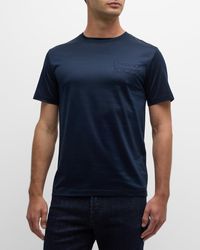 Stefano Ricci - Tonal Embroidered Logo T-Shirt - Lyst