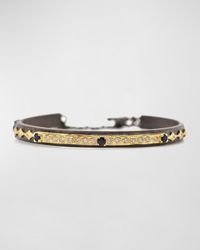 Armenta - 18K Old World Sapphire Diamond Cuff Bracelet - Lyst