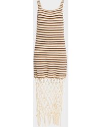 Rails - Nastia Crochet-Knit Midi Dress - Lyst