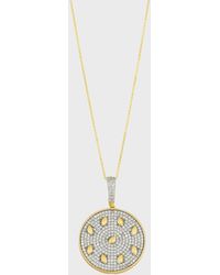 Freida Rothman - Petals And Pave Double Strand Pendant Necklace - Lyst