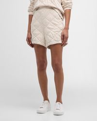 Sol Angeles - Quilted Midi Shorts - Lyst