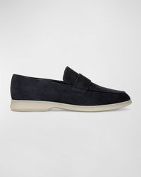 Vince - Suede Casual Sporty Loafers - Lyst
