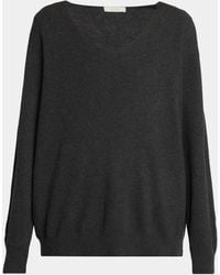 The Row - Phef Cotton-Cashmere Ribbed Top - Lyst