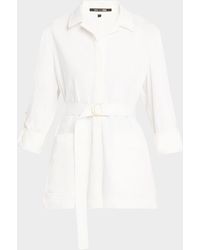 Kobi Halperin - Veda Belted Cotton Jacket - Lyst