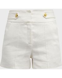 Veronica Beard - Runo Linen Tailored Shorts - Lyst