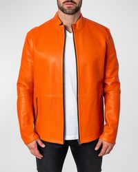 Maceoo - Apos;S Leather Lab Jacket - Lyst