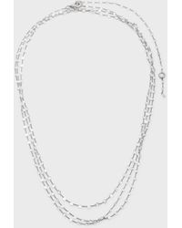 64 Facets - 18k White Gold Rose-cut Diamond-strand Necklace, 64"l - Lyst