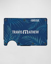 THE RIDGE - X Travis Mathew Aluminum Wallet With Cash Strap - Lyst