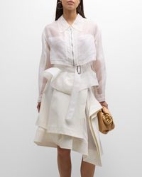 3.1 Phillip Lim - Double Layered Organza Jacket - Lyst