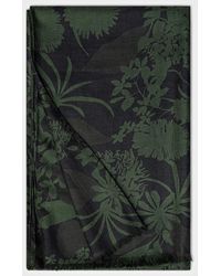 Akris - Abraham Flower Printed Cashmere & Silk Scarf - Lyst