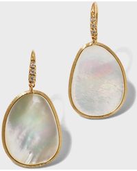 Marco Bicego - Lunaria 18K Mother-Of-Pearl Drop Earrings - Lyst