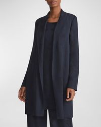 Lafayette 148 New York - Shawl-Collar Floral Jacquard Open-Front Jacket - Lyst