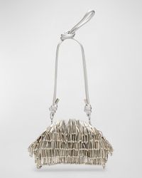 Cult Gaia - Jaala Nano Fringe Embellished Clutch Bag - Lyst