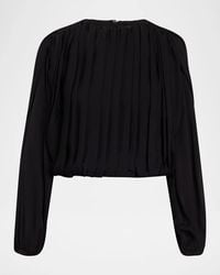 Jonathan Simkhai - Frida Pleated Blouse - Lyst