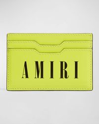 Amiri - Leather Logo Card Holder - Lyst