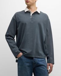 Bottega Veneta - Washed-Out Jersey Polo Shirt - Lyst