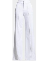 Alice + Olivia - Dylan High-Waist Wide-Leg Pants - Lyst