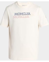 Moncler - Logo Script Graphic T-Shirt - Lyst