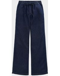 AG Jeans - Low-Rise Drawstring Jeans - Lyst